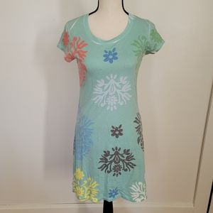 Floral summer dress or bathing suit cover up